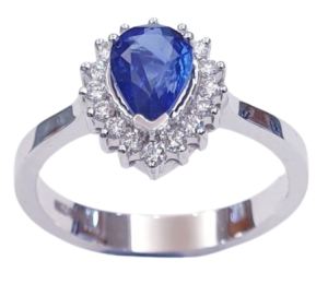 DIAMOND SAPPHIRE RING
