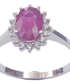 DIAMOND RUBY RING