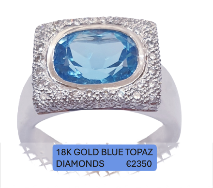 TOPAZ DIAMOND RING