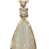 DIAMOND OPAL NECKLACE