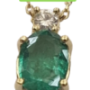 DIAMOND EMERALD NECKLACE