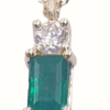 DIAMOND EMERALD NECKLACE